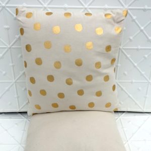 Gold Dot Cushion